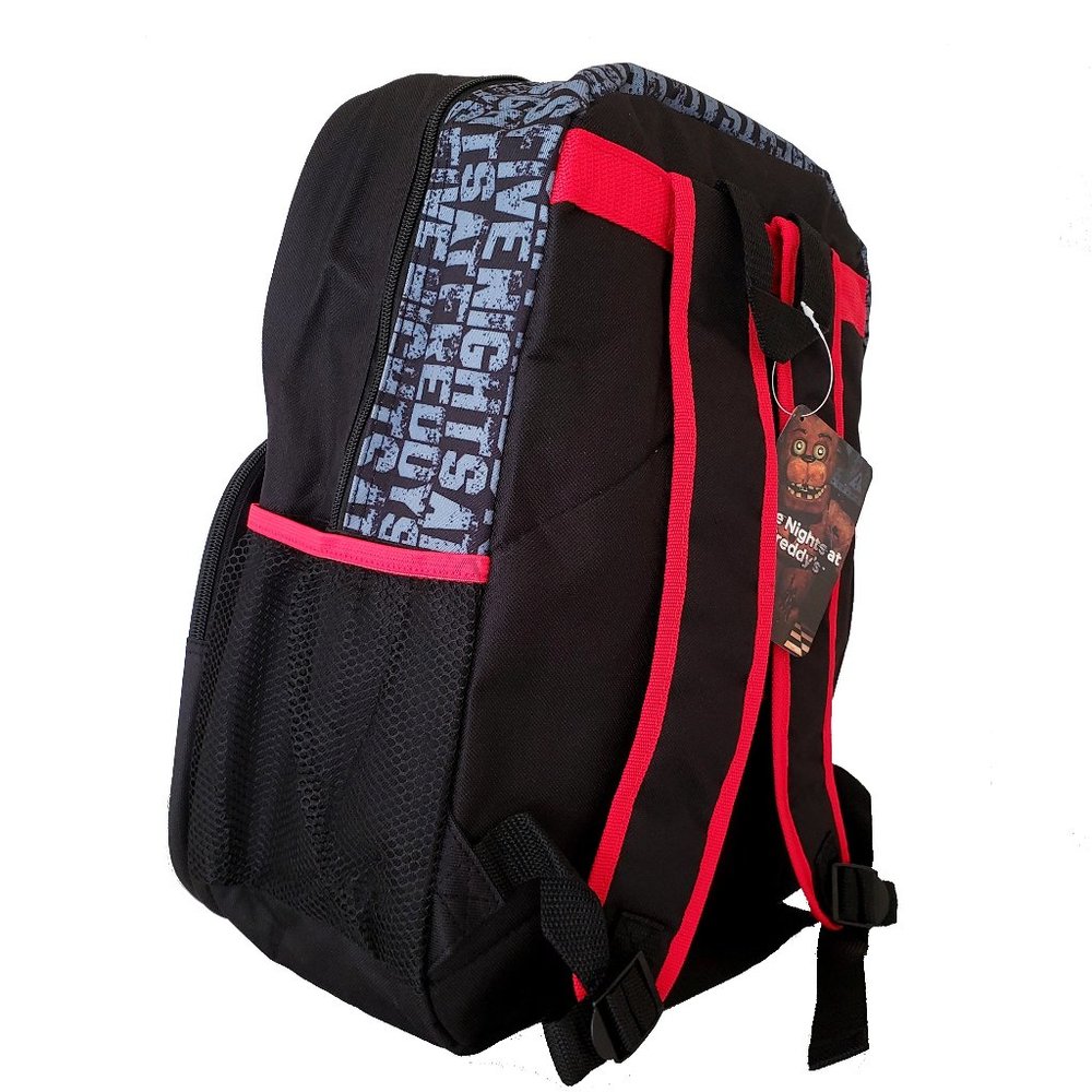 Five Nights at Freddy's Backpack Kids Boys Girls Large FNAF 3D Book Bag 16" - Picture 3 of 4
